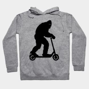 Bigfoot On a Scooter Hoodie